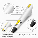Caneta de Desenho Artístico para Crianças, Caneta Doodle 3D, USB, USB+Ficha EU, USB+Ficha AU, USB+Ficha US, USB+Ficha UK