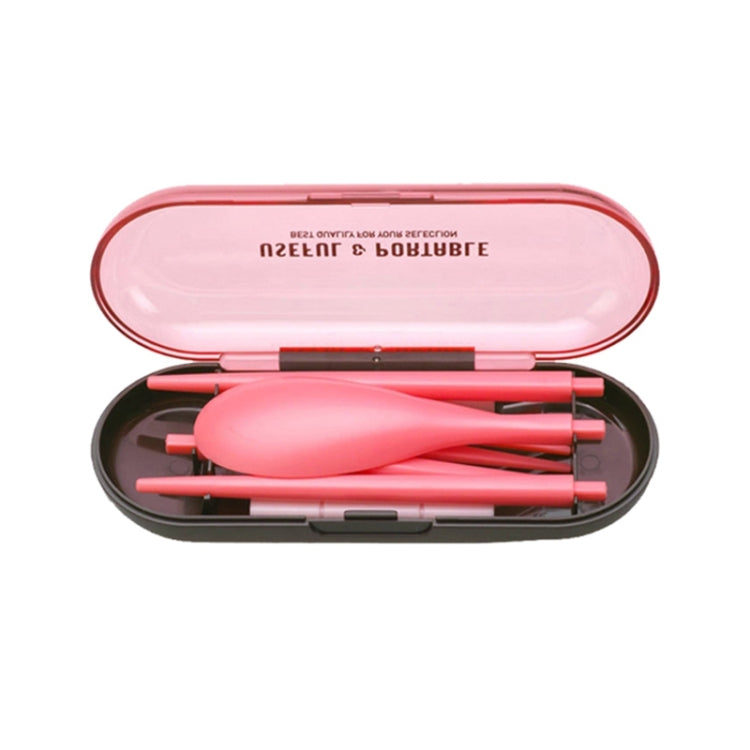 Conjunto de 3 Peças Mini Portátil para Viagem ao Ar Livre Conjunto de Jantar Dobrável em Cores Pastel para Estudantes e Crianças Ferramenta de Cozinha