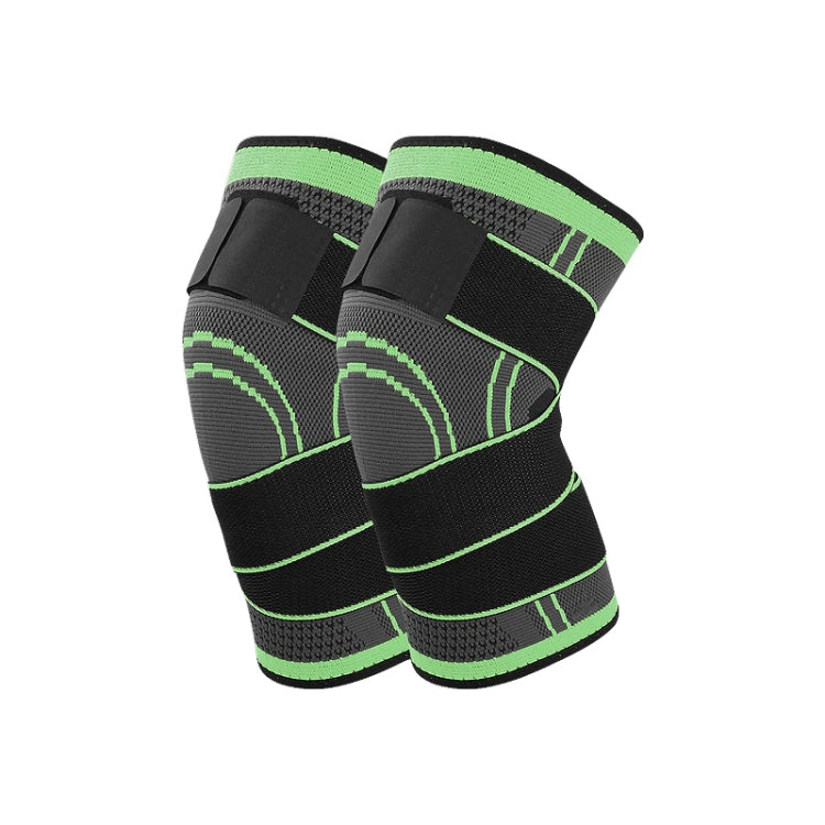 Bandagem de Suporte para Joelhos para Corrida, Ciclismo, Compressão Desportiva em Nylon Elástico, L, M, XL, XXL, S