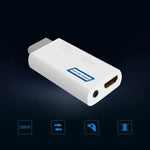 Adaptador Conversor Nintendo Wii Sem Complicações Plug and Play para Wii para HDMI 1080p Wii2hdmi Caixa de Áudio 3.5mm Wii-link, Para Conversor Adaptador HDMI 1080p
