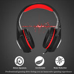 Auscultadores Gaming V1 3,5mm RGB Coloridos Luminosos com Controlo por Fio, Comprimento do Cabo: 2,2m