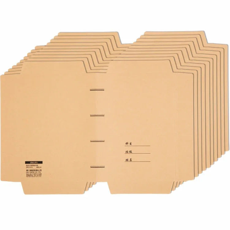 Capa de Livro em Papel Kraft de Grande Tamanho, Capa Protetora de Papel Kraft Espesso, 32K