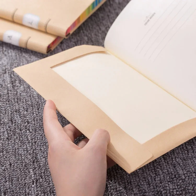 Capa de Livro em Papel Kraft de Grande Tamanho, Capa Protetora de Papel Kraft Espesso, 32K