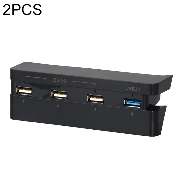 2 PCS Adaptador USB Extensor PS4 Slim Acessórios para Consola Play Station 4 Slim HUB USB 3.0 Alta Velocidade, para PS4 Slim