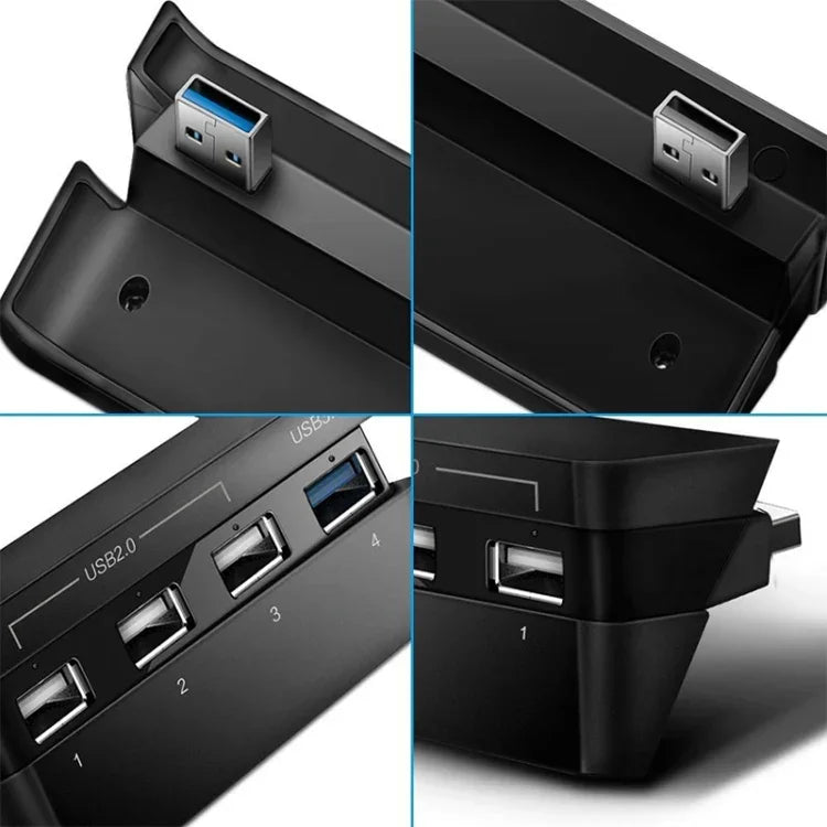 2 PCS Adaptador USB Extensor PS4 Slim Acessórios para Consola Play Station 4 Slim HUB USB 3.0 Alta Velocidade, para PS4 Slim