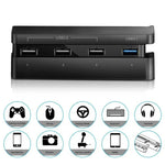 2 PCS Adaptador USB Extensor PS4 Slim Acessórios para Consola Play Station 4 Slim HUB USB 3.0 Alta Velocidade, para PS4 Slim