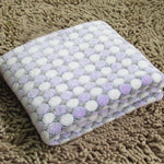Manta Suave em Flanela para Animal de Estimação com Estampa de Pontos, Tapete Respirável e Quente para Dormir, Capa para Almofada para Cão e Gato, S, M, L