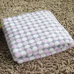 Manta Suave em Flanela para Animal de Estimação com Estampa de Pontos, Tapete Respirável e Quente para Dormir, Capa para Almofada para Cão e Gato, S, M, L