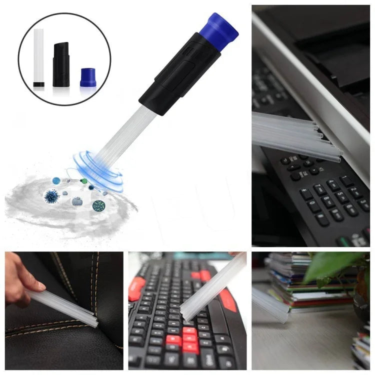 Escova Removedora de Pó para Tubos de Palha Domésticos Ferramenta Universal Portátil para Aspirador de Pó Limpeza de Sujidade, Acessório para Aspirador