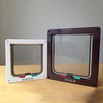 Porta para Animais com Fecho de Segurança de 4 Vias para Cão, Gato, Gatinho, Montagem na Parede, Porta para Pequenos Animais, Porta de Portão para Gato e Cão, S, M, L