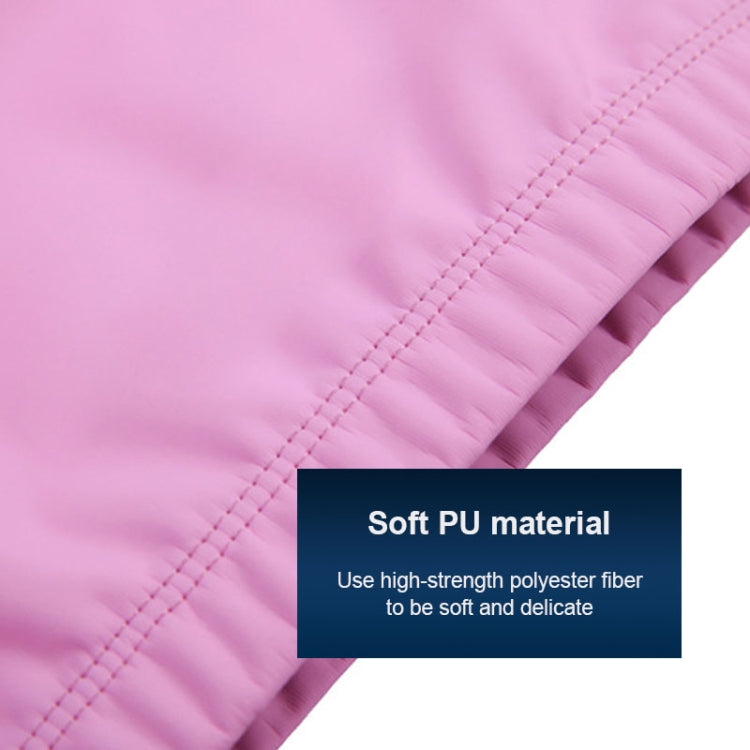 Touca de Natação Ampliada Impermeável com Revestimento PU para Adultos, Preto, Rosa, Azul