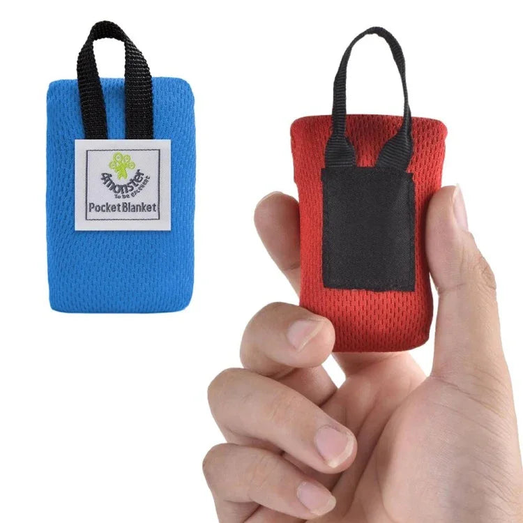 Colchão Dobrável Ultra-fino Portátil para Campismo, Manta Impermeável de Bolso para Piquenique ao Ar Livre, Tapete para Areia e Praia, Tamanho: 70*110cm, 70x110cm Vermelho, 70x110cm Azul