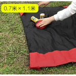 Colchão Dobrável Ultra-fino Portátil para Campismo, Manta Impermeável de Bolso para Piquenique ao Ar Livre, Tapete para Areia e Praia, Tamanho: 70*110cm, 70x110cm Vermelho, 70x110cm Azul