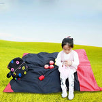 Colchão Dobrável Ultra-fino Portátil para Campismo, Manta Impermeável de Bolso para Piquenique ao Ar Livre, Tapete para Areia e Praia, Tamanho: 70*110cm, 70x110cm Vermelho, 70x110cm Azul