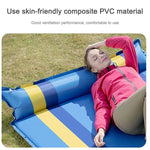 Colchão Insuflável Automático para Desporto ao Ar Livre, Almofada de Ar Dupla para Campismo, 190x130x3.5cm Verde, 190x130x3.5cm Azul, 190x130x3.5cm Laranja