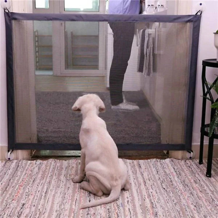 Cercas Portáteis para Cães, Porta de Segurança Dobrável, Proteção Segura, Portão Mágico para Cães e Gatos, 180cm x72cm, 110cm x72cm