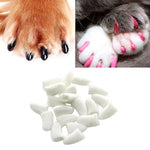 20 Unidades de Tampas de Silicone Macias para Unhas de Gato / Proteção para Garras / Protetor de Unhas para Animais, XS, S, L