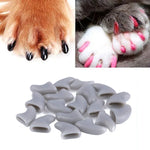 20 Unidades de Tampas de Silicone Macias para Unhas de Gato / Proteção para Garras / Protetor de Unhas para Animais, XS, S, L