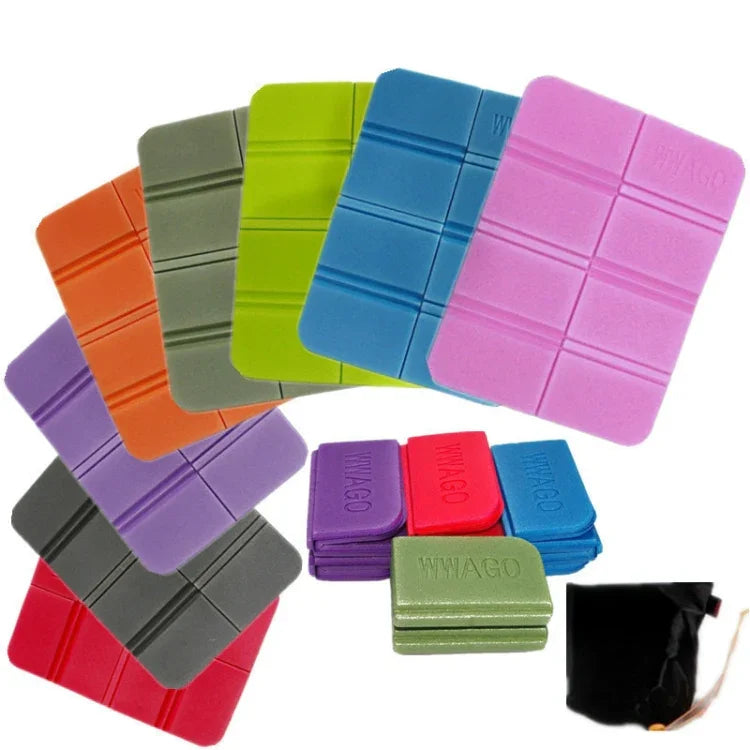 Tapete Dobrável XPE para Campismo, Almofada Pequena Portátil, Resistente à Humidade e Impermeável, Tapete para Piquenique e Praia, 38.5x27.5cm Azul, 38.5x27.5cm Verde Fruta, 38.5x27.5cm Laranja