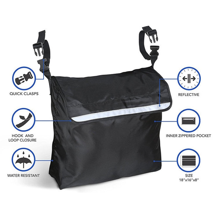 Saco de Armazenamento para Cadeiras de Rodas Bolsa de Armazenamento para Carro de Deficientes, Bolsa Suspensa