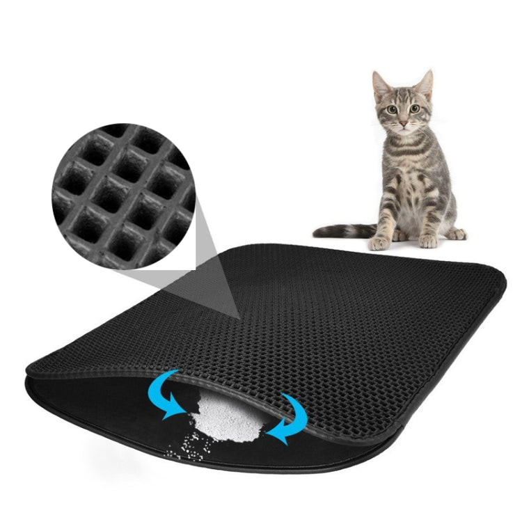 Tapete Impermeável para Areia de Gato, EVA, Dupla Camada, Tapete para Captura de Areia, Fundo Antiderrapante, Tapete para Areia de Gato, L, M, XS