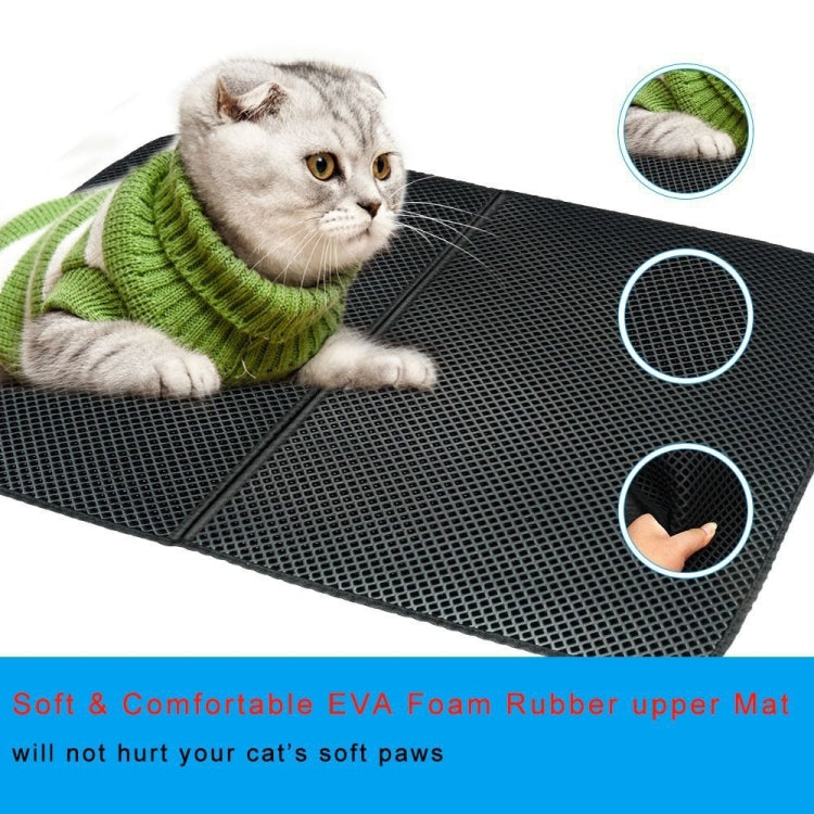 Tapete Impermeável para Areia de Gato, EVA, Dupla Camada, Tapete para Captura de Areia, Fundo Antiderrapante, Tapete para Areia de Gato, L, M, XS