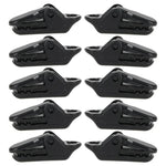 10pcs Acessórios para Tendas, Presilha para Corda de Vento de Toldo, Clipe de Plástico para Campismo ao Ar Livre, Gancho Jacaré, Clipe de Plástico