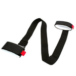 Correia fixa ajustável portátil para snowboard em nylon, comprimento máximo: 1,2m, correia fixa