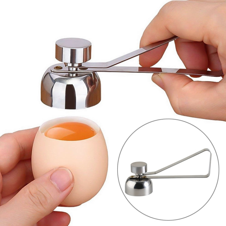 Tesoura para Ovos em Metal Cortador de Topo de Ovo Abridor de Casca em Aço Inoxidável para Ovos Cozidos Criativo Ferramentas de Cozinha, Cortador de Topo de Ovo