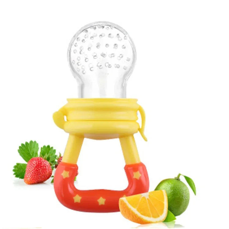 3 unidades de biberão portátil para bebé, alimentador de silicone, chupeta de silicone, cor aleatória, tamanho M, tamanho L