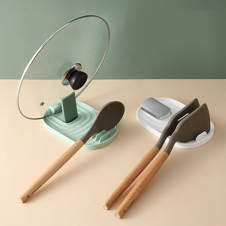 Espátula de cozinha, suporte para tampa de panela, suporte de armazenamento em plástico para utensílios de cozinha, entrega em cor aleatória, 5 PCS suporte para utensílios de cozinha