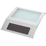 2 LEDs Exterior à Prova de Água Solar em Aço Inoxidável Luz Indicadora de Número de Casa Montada na Parede, Aço Inoxidável