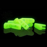 10 Peças de Fivela de Corda Luminosa para Exterior Fivela Triangular Fluorescente para Tenda Alerta de Perigo Acidental Ajustador de Corda para Vento de Tenda, Fivela Triangular