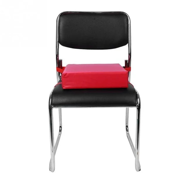 Almofada para cadeira infantil aumentada, almofada removível para cadeira alta com correia de fecho, almofada para cadeira infantil aumentada