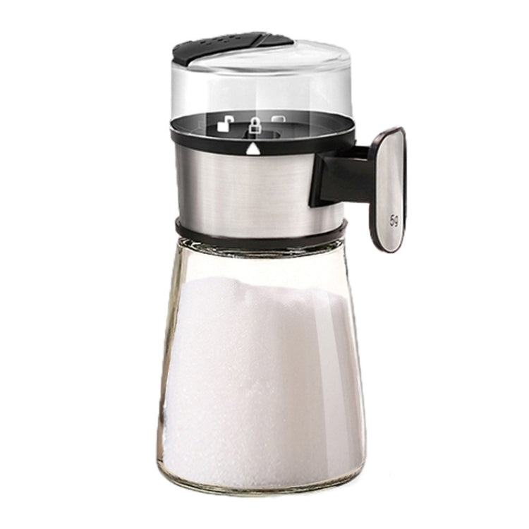 Conjunto de Frasco de Controlo de Sal Tipo Pressão, Tanque Medidor Selado e à Prova de Humidade para Cozinha Doméstica, Frasco de Controlo de Sal Tipo Pressão