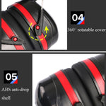 Protetores Auriculares Isolantes de Ruído para Sono e Indústria, Vermelho Preto, Azul Preto, Preto