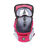 Bolsa Transportadora para Cão de Exterior Bolsa Frontal Mochila de Ombro Dupla Portátil Mochila de Malha para Cabeça, S, L