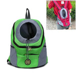 Bolsa Transportadora para Cão de Exterior Bolsa Frontal Mochila de Ombro Dupla Portátil Mochila de Malha para Cabeça, S, L