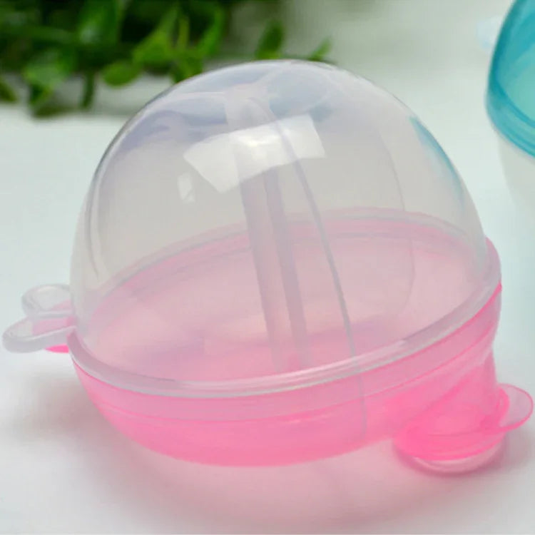 Dispensador de leite em pó para bebé, recipiente para alimentos, caixa de armazenamento para alimentação, 3 camadas, à prova de fugas, caixa de viagem para crianças e bebés, verde, rosa, amarelo, azul