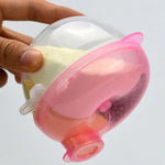 Dispensador de leite em pó para bebé, recipiente para alimentos, caixa de armazenamento para alimentação, 3 camadas, à prova de fugas, caixa de viagem para crianças e bebés, verde, rosa, amarelo, azul