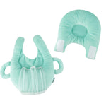 Suporte para biberão de bebé, rack para biberão, almofada de amamentação para aprendizagem, algodão, azul, rosa, roxo, flor roxa