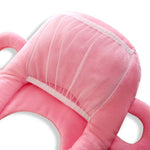 Suporte para biberão de bebé, rack para biberão, almofada de amamentação para aprendizagem, algodão, azul, rosa, roxo, flor roxa