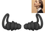 1 Par de Tampões Auriculares Anti-queda e Redutores de Ruído Shark Fin para Dormir e Redução de Ruído em Dormitórios, Cinzento (2 Camadas), Preto (2 Camadas), Cinzento (3 Camadas), Preto (3 Camadas)