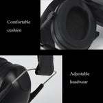 Protetores Auriculares para Indústria do Sono com Redução de Ruído para Tiro, Preto, Verde