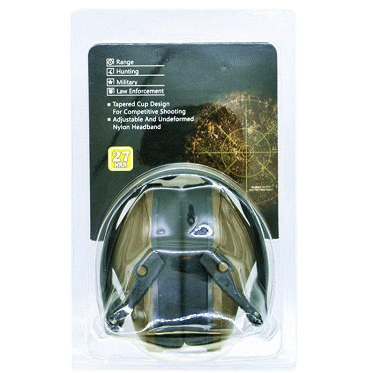 Protetores Auriculares para Indústria do Sono com Redução de Ruído para Tiro, Preto, Verde