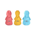 Capa de Chuva para Cães com Capuz Roupa Impermeável para Quatro Patas Capa de Chuva Completa para Cães Pequenos, S, M, L, XL, XXL