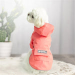 Capa de Chuva para Cães com Capuz Roupa Impermeável para Quatro Patas Capa de Chuva Completa para Cães Pequenos, S, M, L, XL, XXL