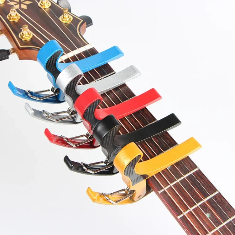 Capotraste de Plástico para Guitarra Acústica Clássica e Elétrica de 6 Cordas, Acessórios para Instrumentos Musicais