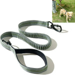 Corda de Tração para Cão Exterior Anti-Pulgas em Nylon Reflector Elástico Esticável, Elástico Esticável Amarelo, Elástico Esticável Verde