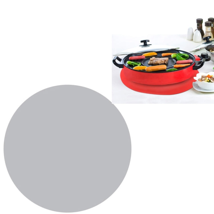 Tapete de Silicone para Micro-ondas de Grau Alimentar de 12 Polegadas, Tapete Redondo de Silicone Antiderrapante e Isolante, Preto, Vermelho, Azul, Verde, Roxo, Cinzento